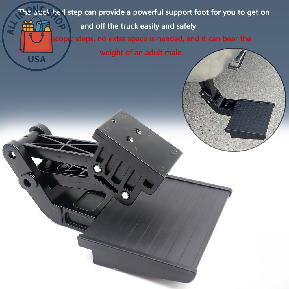 Rear Retractable Bumper Step