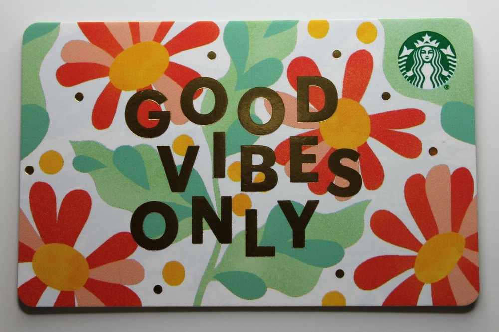 Starbucks Card 6180 - Good Vibes 2020