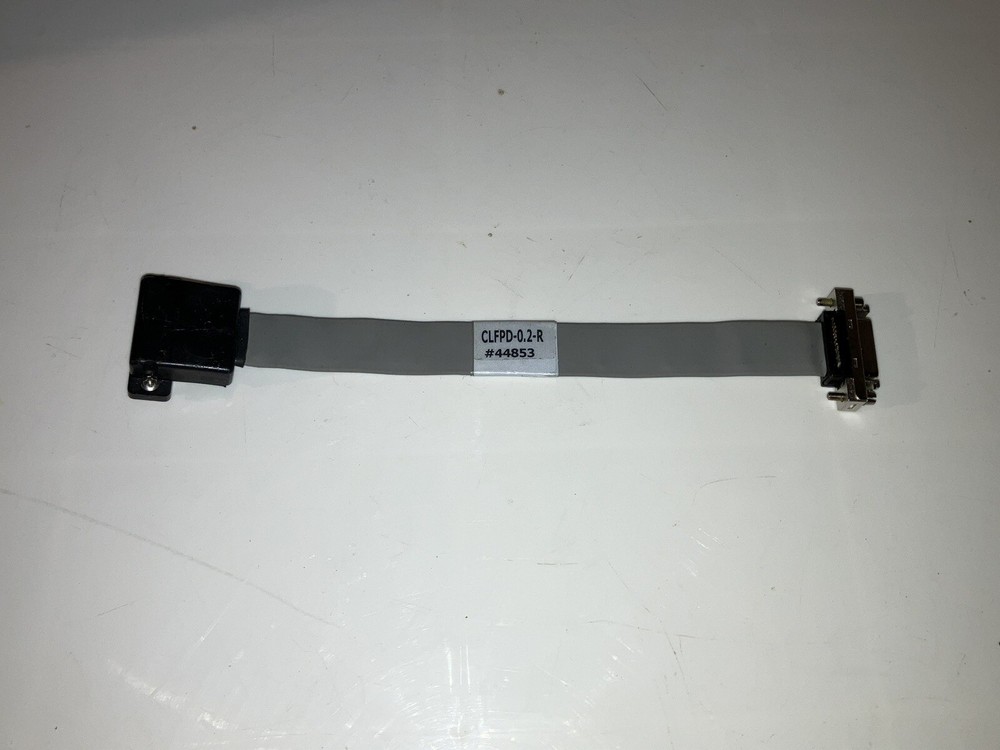 Cam Link Ribbon 8" Cable Extension - Right-Angle to Panel Bulkhead, Low Profile