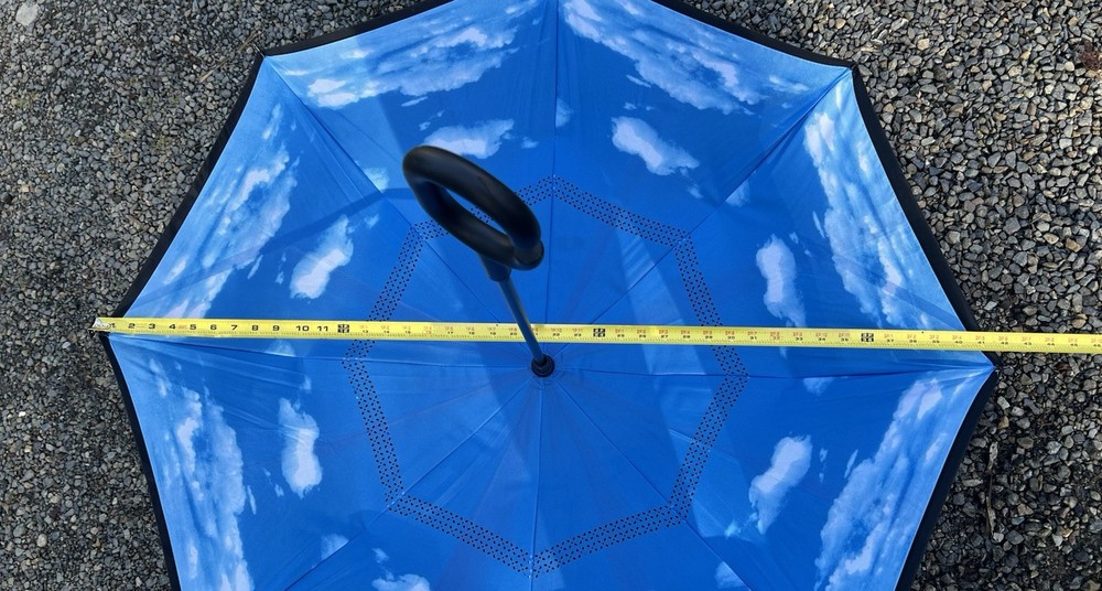 Inverted Blue Sky Umbrella. Great Shape