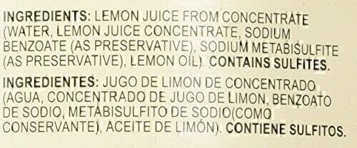 Chef's Quality Lemon juice, 128 Ounce