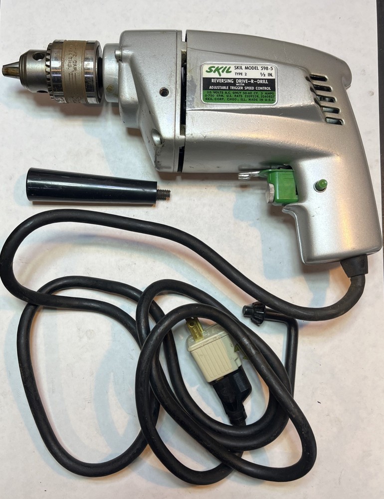 Vintage SKIL 598-5 1/2” Drill