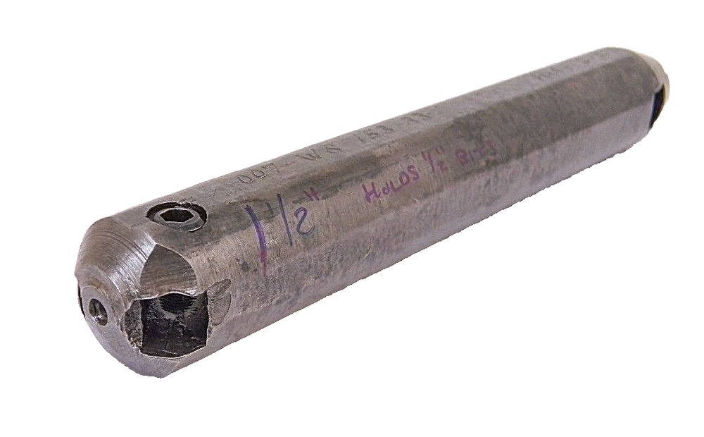 USED BORING BAR TOOL BIT HOLDER 1-1/2"-SHANK (HOLDS 1/2" TOOL BITS)