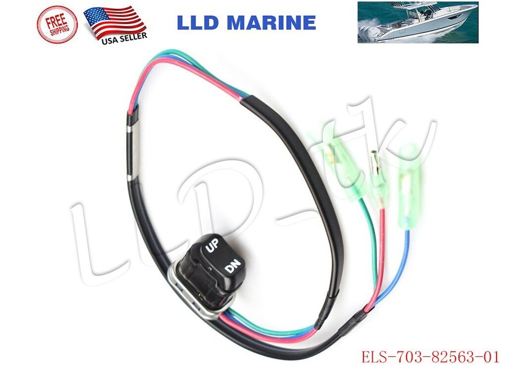 Yamaha 2 4 Stroke Outboard Motor Power Trim & Tilt Switch For 703 Remote