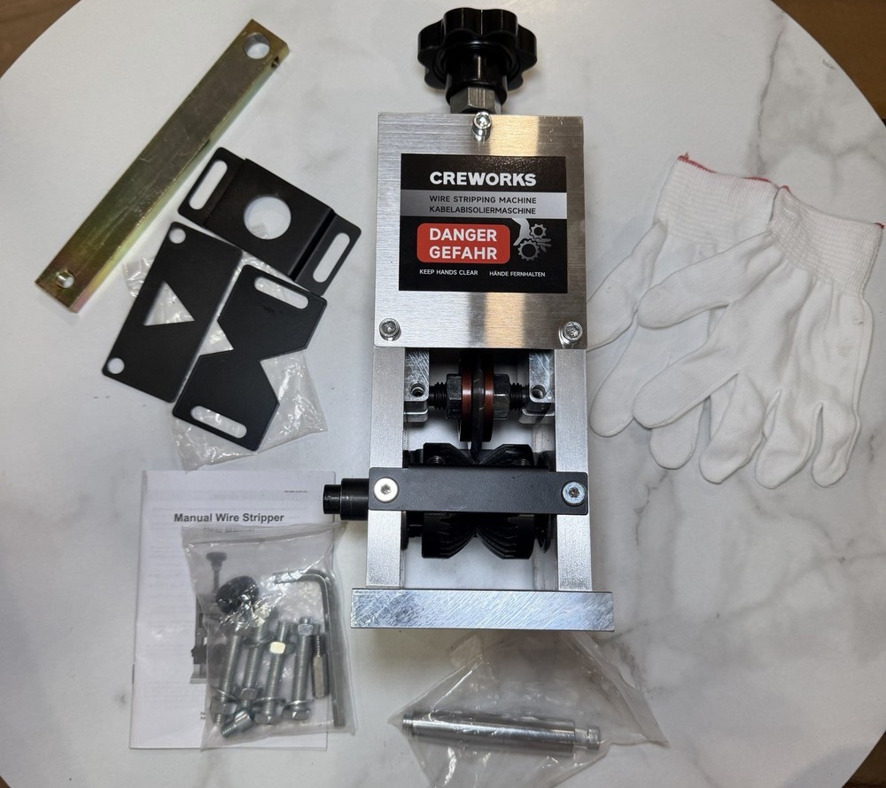 Manual Wire Stripper Machine Copper Cable Stripping Tool Scrap 0.06–1in