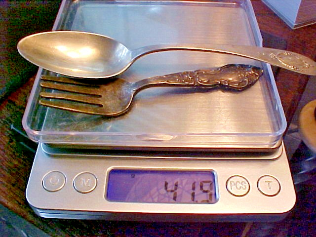 41 Grams Scrap Solid Sterling Silver I GET LESS THAN SILVER PRICE!  I'M CRAZY!