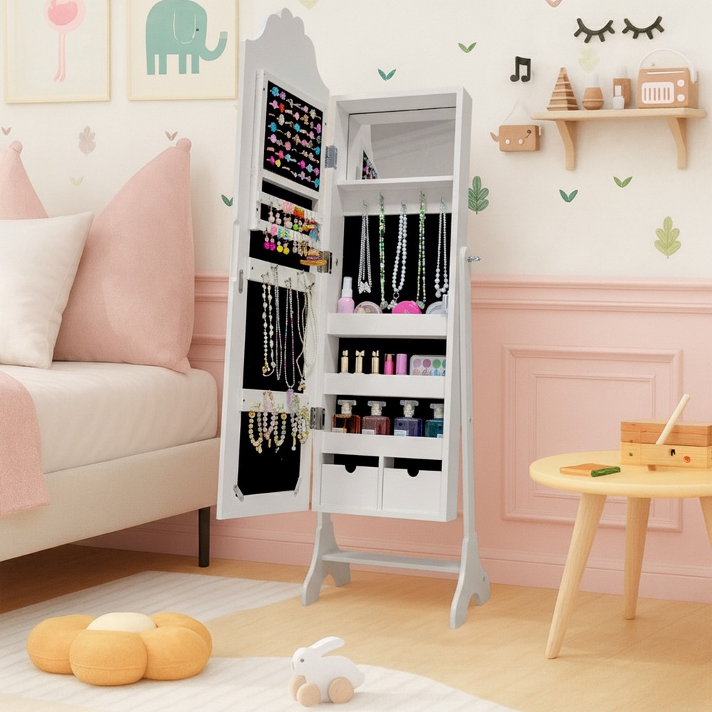 White, heart-patterned, MDF (medium-density fiberboard) spray-painted