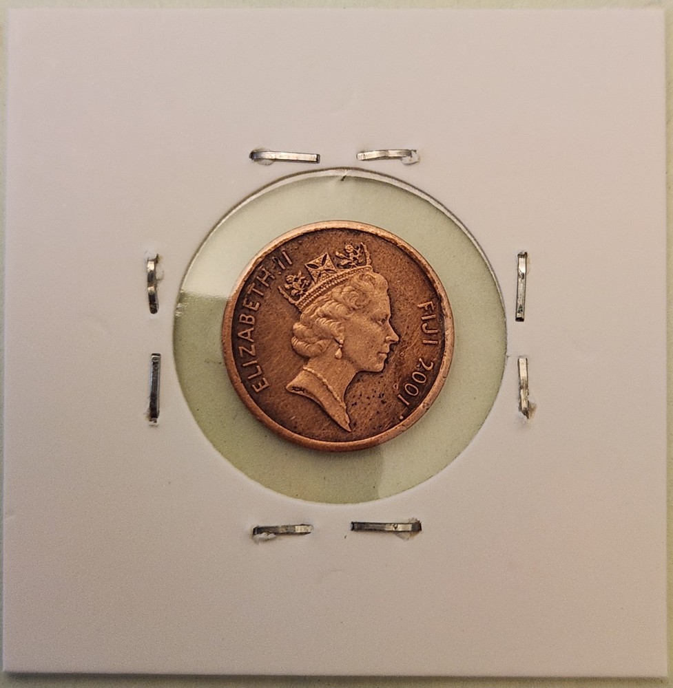 Fiji coin, 1 Cent, 2001