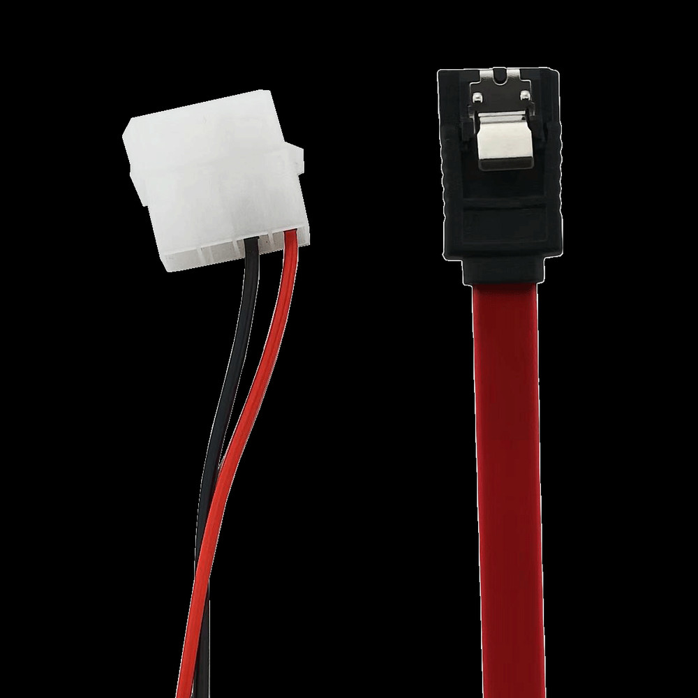 Slim 9.5mm 12.7mm DVD Burner SATA Data Power Cable Desktop Mini PC Internal Wire