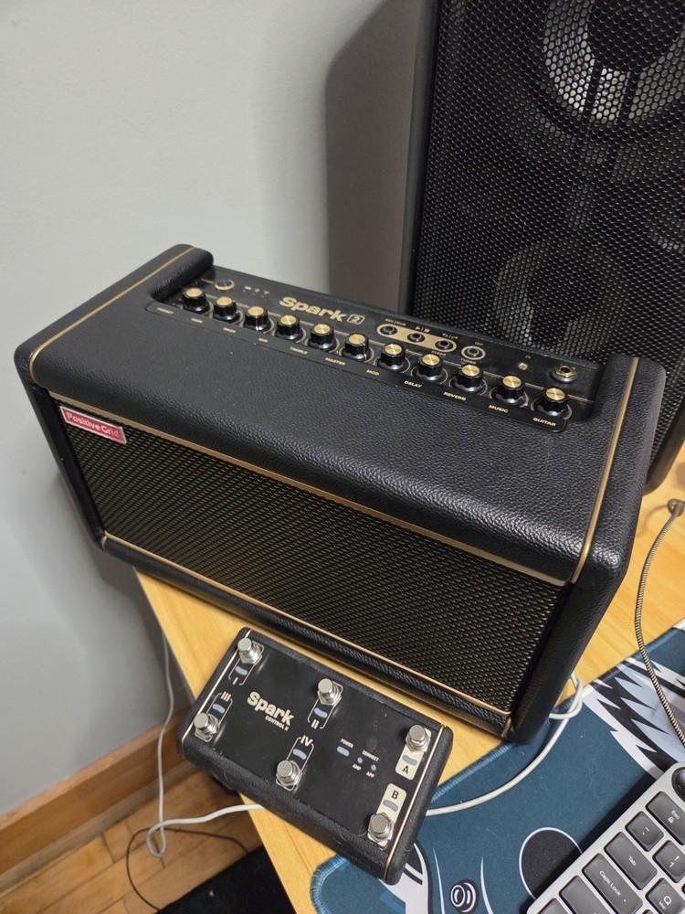 Positive Grid Spark 2 Amp With Spark Control X Footswitch