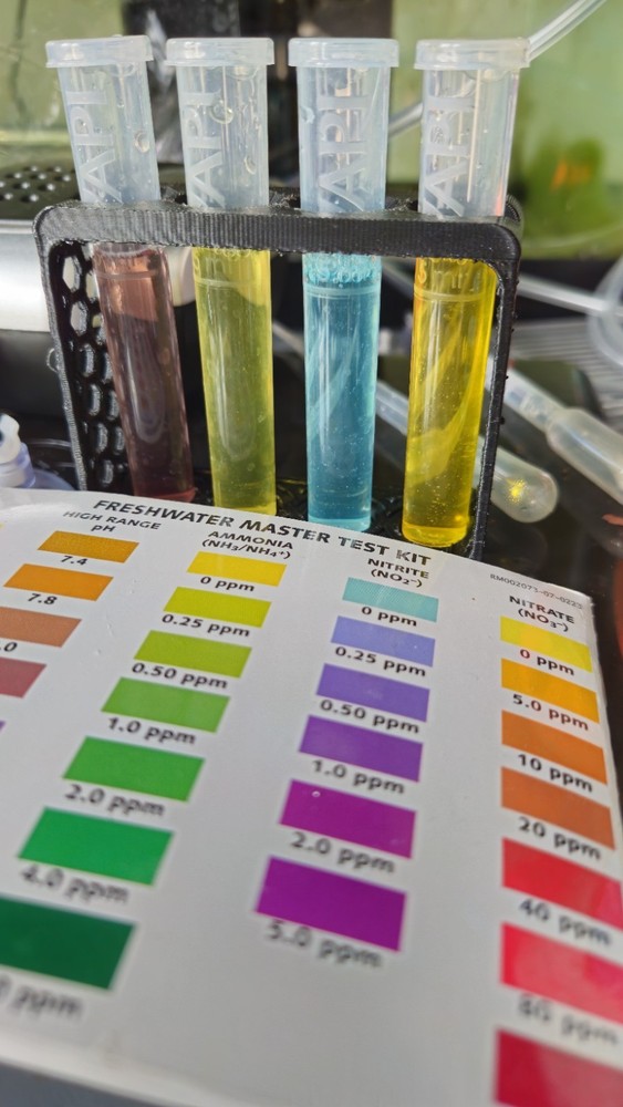 🧪Aquarium Testing Stand With Easy Testing,for API and 15mmx85mm test tubes🧪
