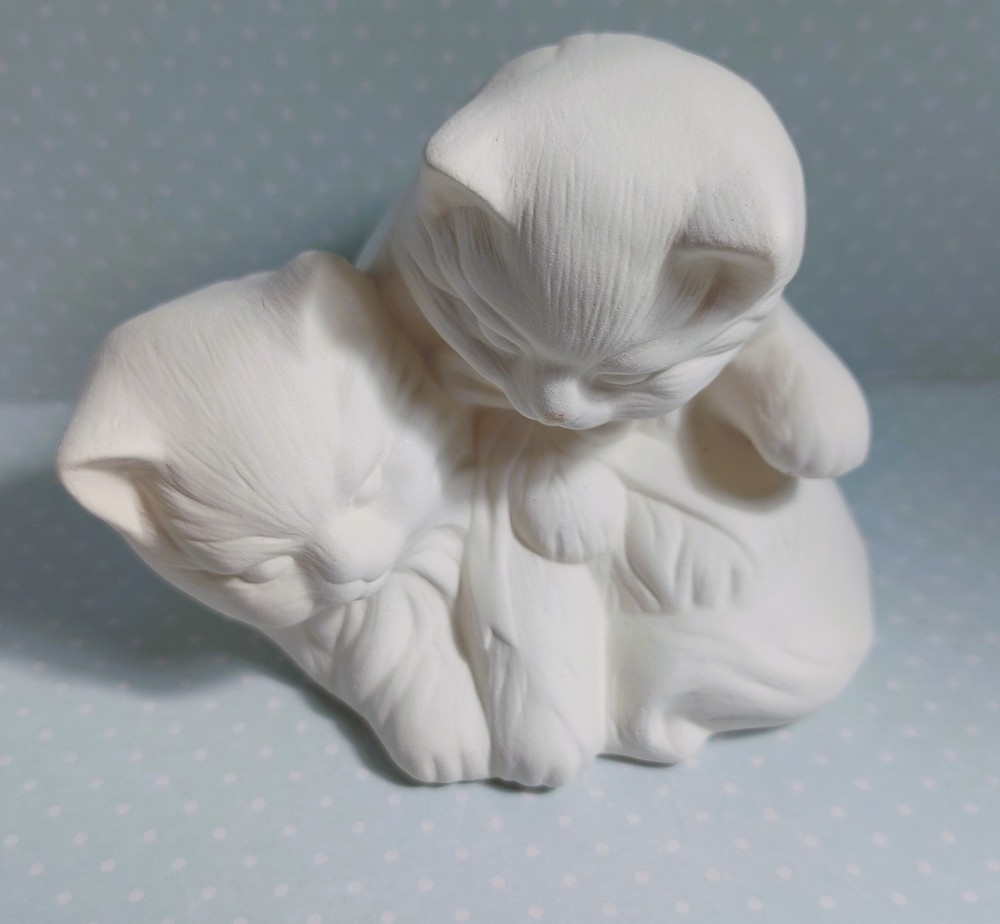 Cats ~ Ceramic Bisque Ready to Paint