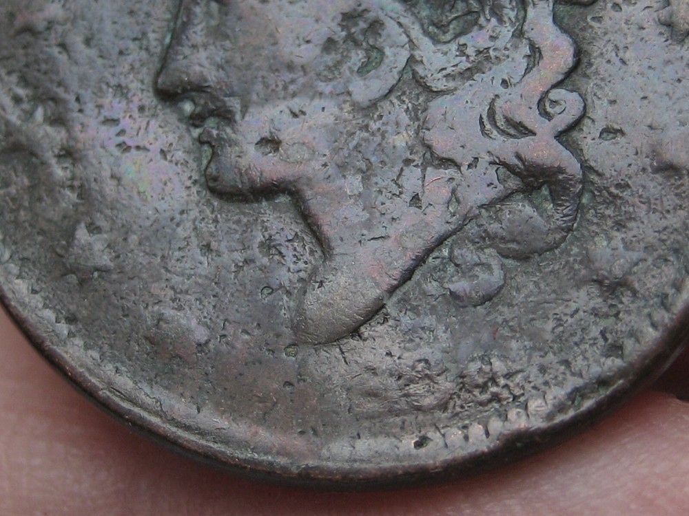 1836 Matron Head Modified Large Cent- Good/VG Details