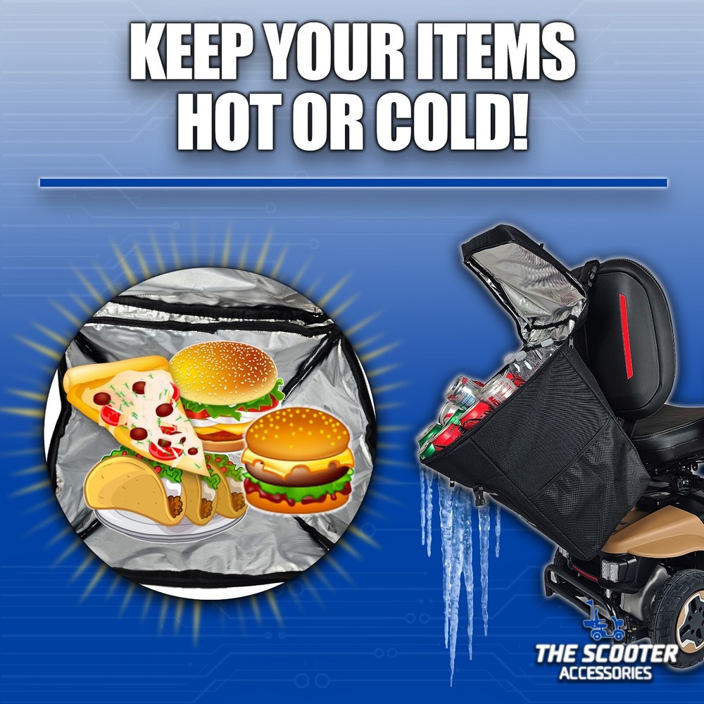 Cooler Bag for Mobility Scooters & Powerchairs