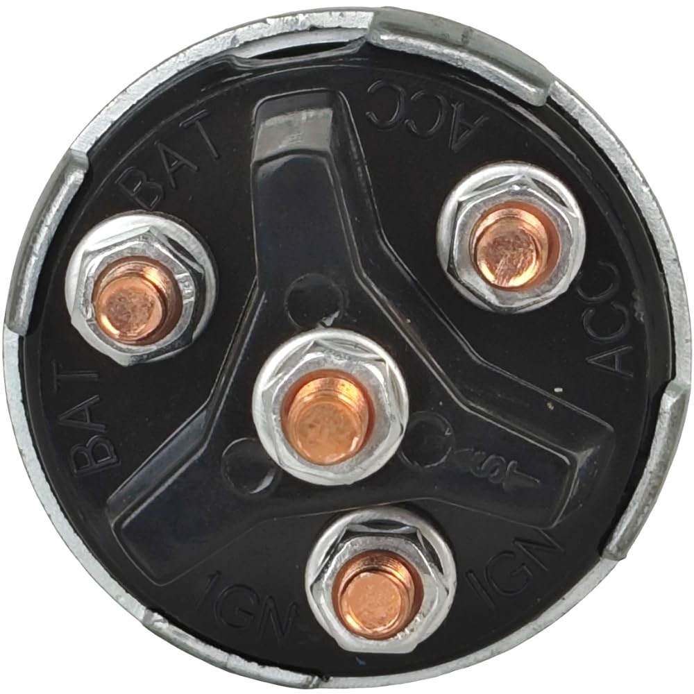 12V 4 Position Acc Off IGN (Start) Universal Ignition Key Switch for Trailer