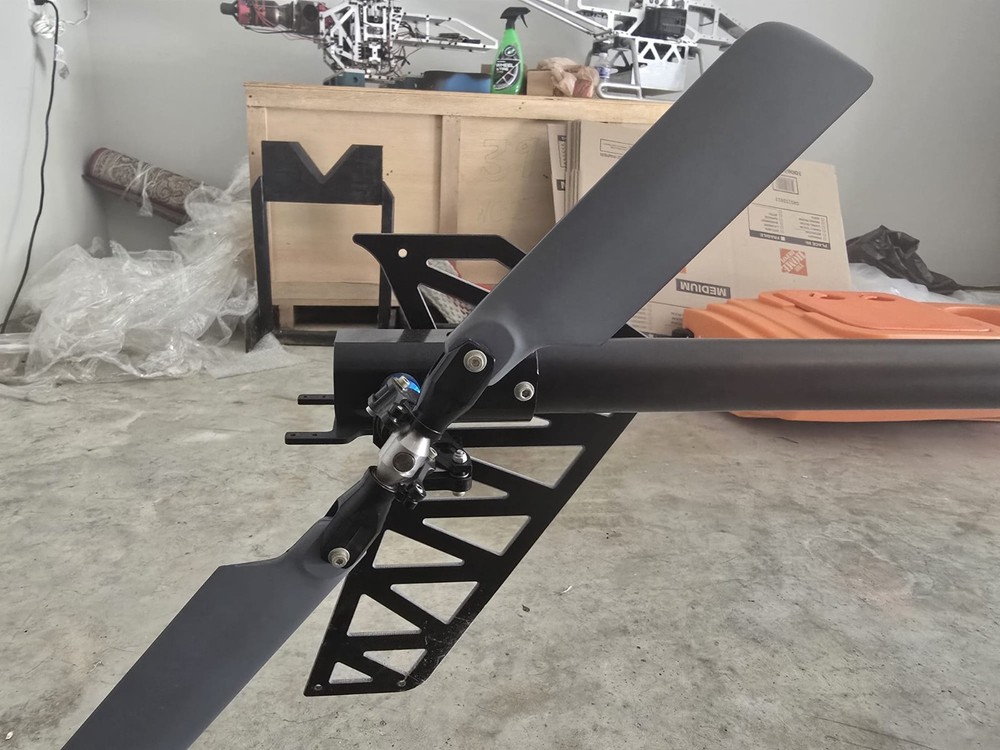 Copterworks AF25B Airframe + Engine + Main/Tail Blades Unflown Stored Since 2015