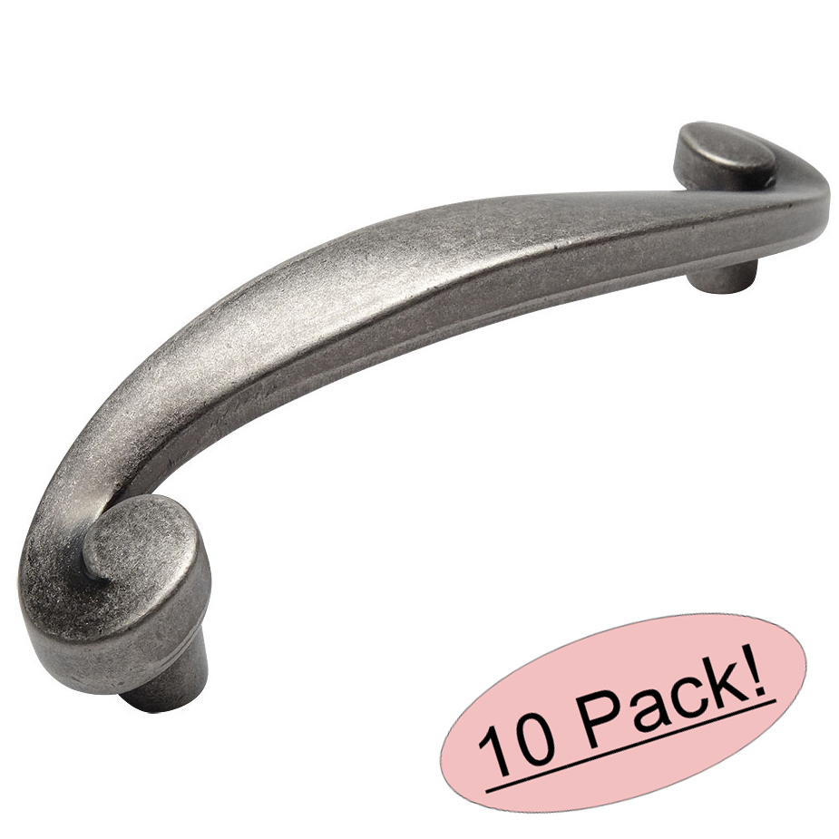 *10 Pack* Cosmas Cabinet Hardware Weathered Nickel Handle Pulls #774WN