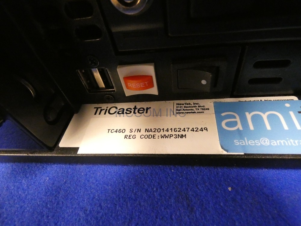 Newtek TriCaster TC460 Production System w/ TCXD455 Control Surface
