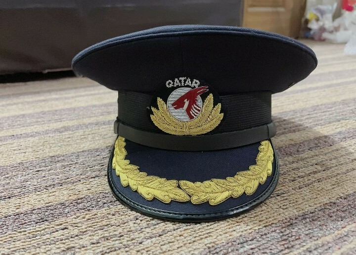 QATAR AIRLINE PILOT CAP Reproduction