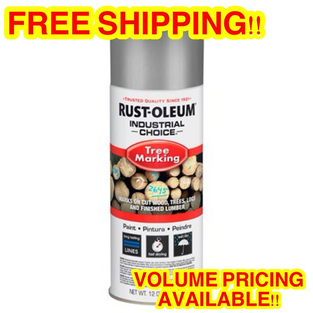 Rust-Oleum 12oz Silver Wet/Dry Tree Marking Spray Paint