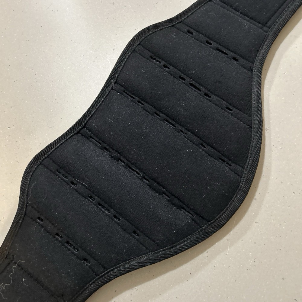 Nike Structured Weight Lifting Belt Adjustable Fit Black EUC Training