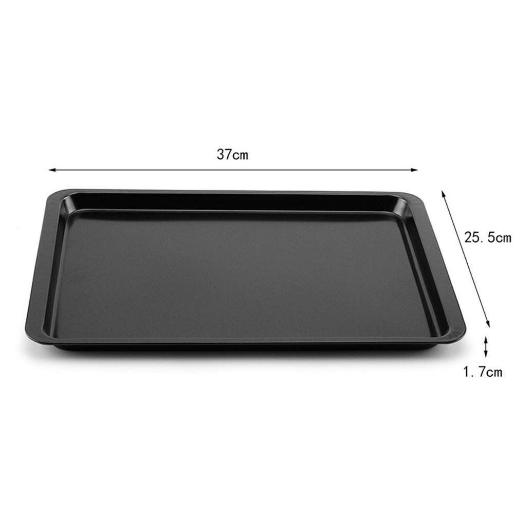 Rectangular Carbon Steel BBQ Cooking Plate Non Stick Pizza Bakeware Tray