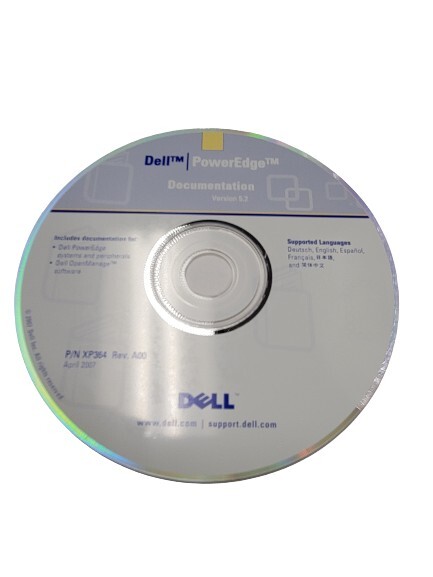 Dell PowerEdge Documentation V5.2. Disc Only. A11.