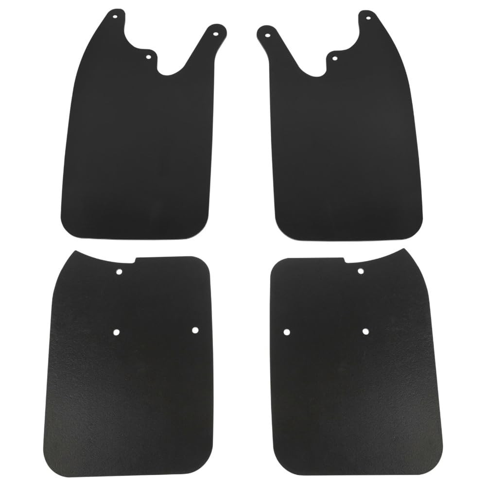 4pcs Mud Guards Flaps Front Rear Lower Side Black SMT10029