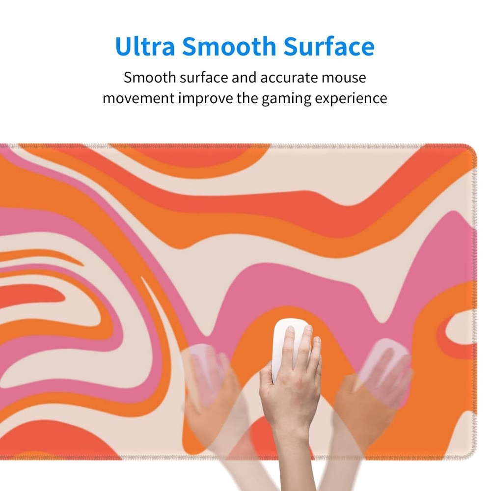 Boho Mouse Pad Extended Large Gaming Mousepad Abstract XL Big Long Oversized ...