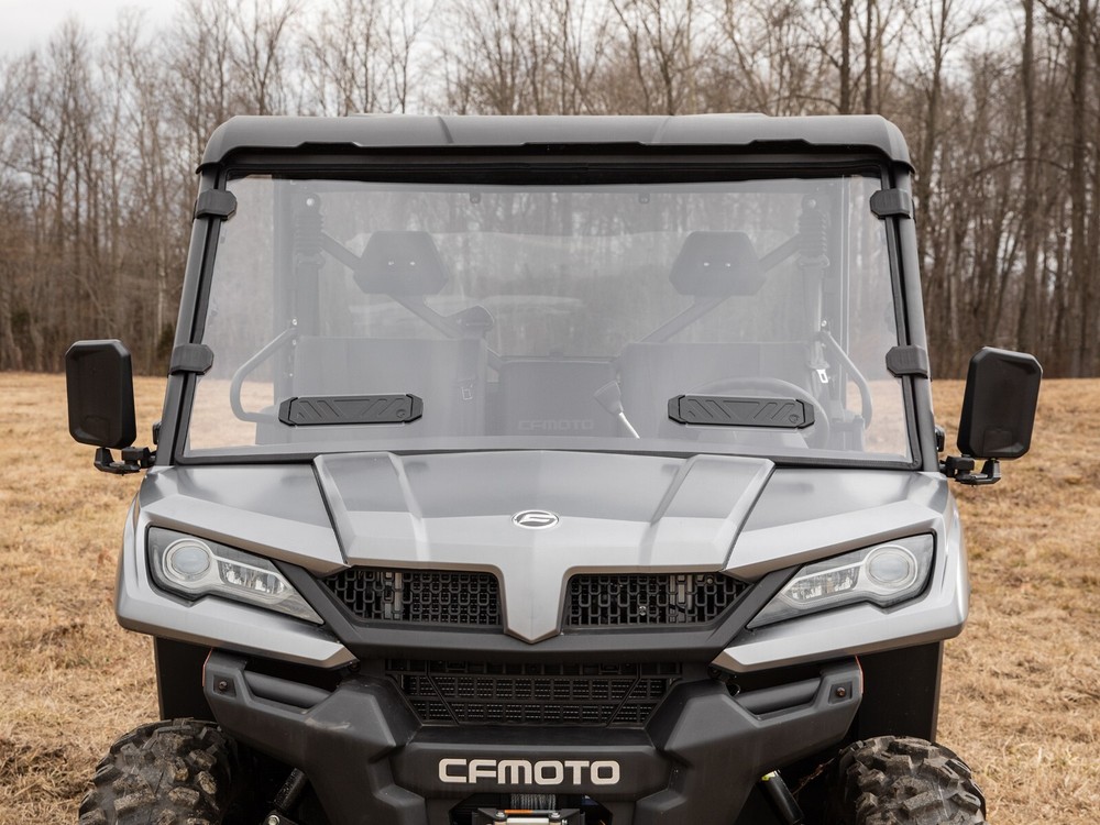SuperATV Clear Scratch Resistant Full Vented Windshield CFMOTO UForce