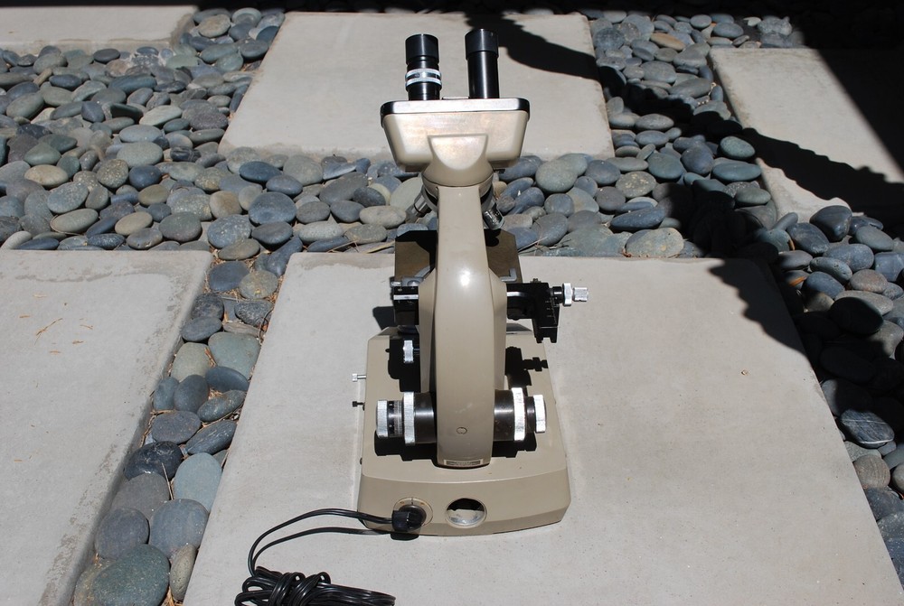 Vintage Vickers Instruments Binocular Microscope