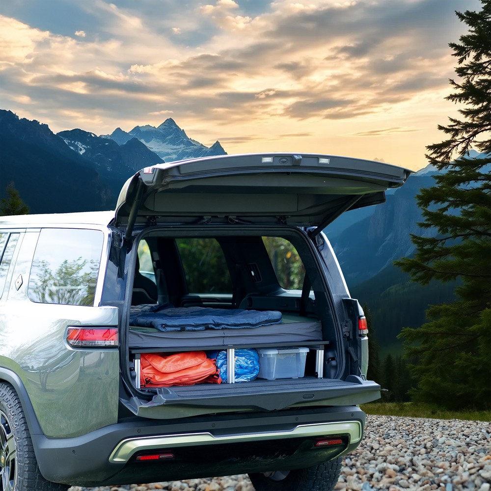 Life Finds Sleeping Platform / Storage System Designed for Rivian R1S
