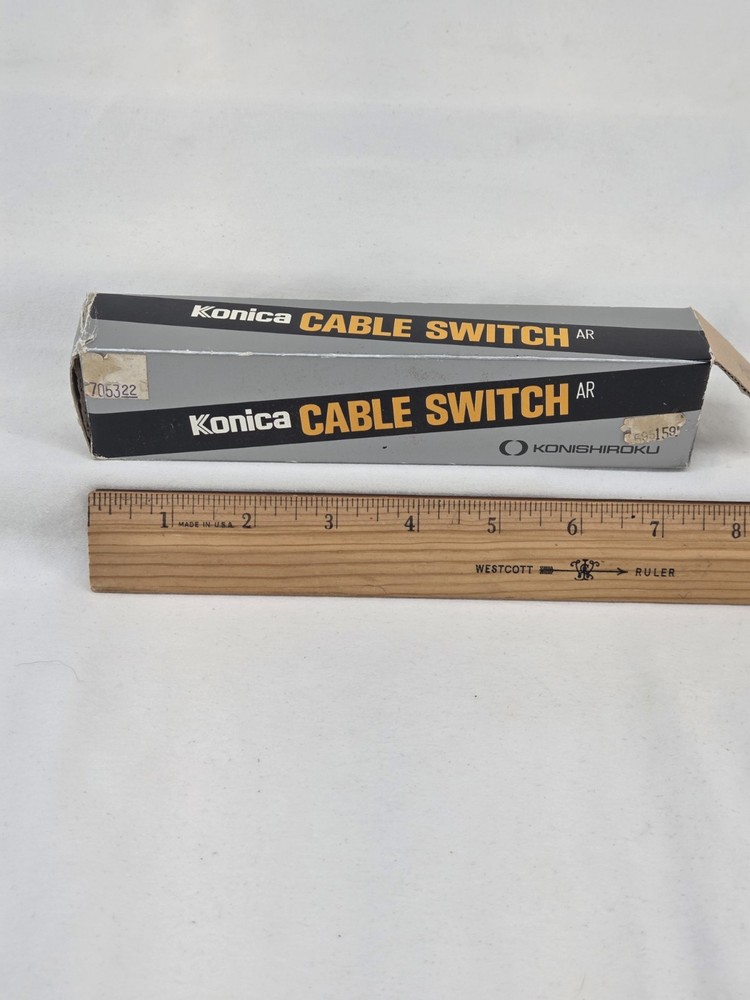 Konica Remote Control Cable Switch Shutter Release AR for 35mm Untested