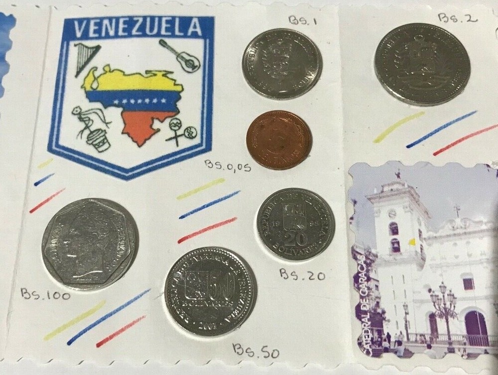 4 VENEZUELA CIRCULATED COIN SETS