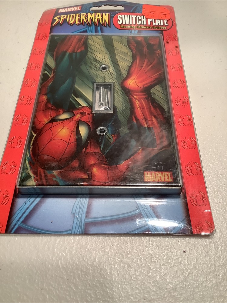 Spider-Man Switch Plate Marvel 2005 Wall Climber
