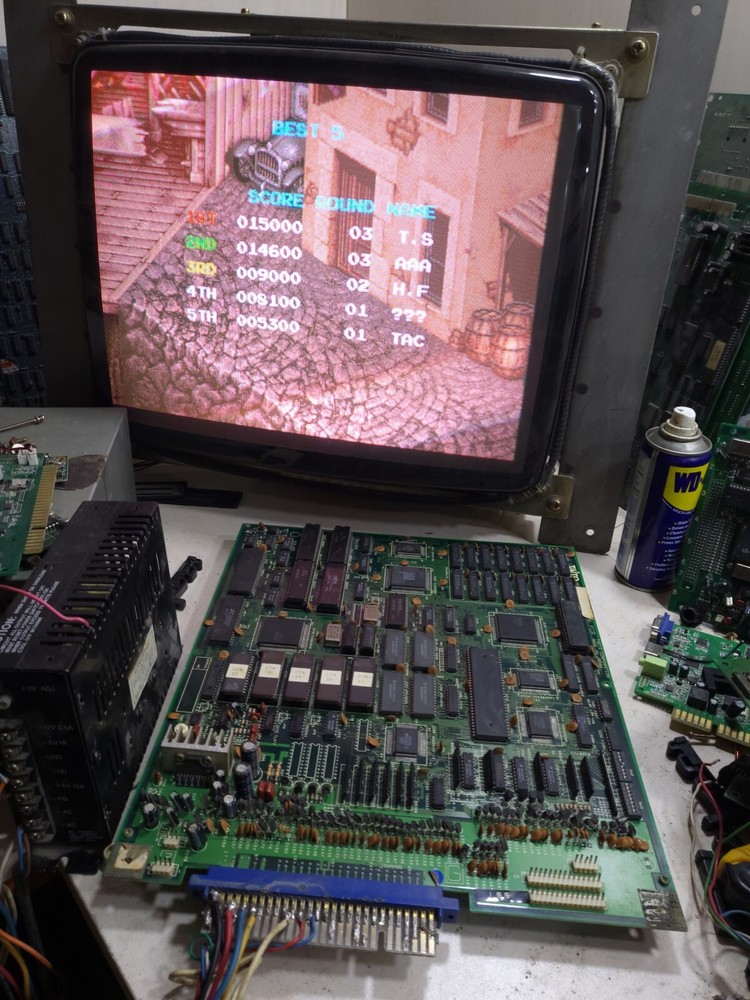 GROWL PCB TAITO WORKING