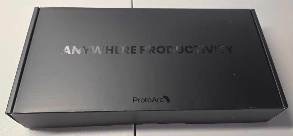 ProtoArc Foldable Keyboard and Mouse, XKM01 Folding Wireless Keyboard Mouse OPEN