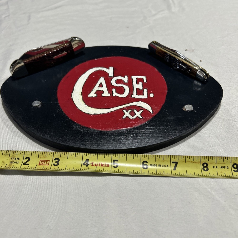 Case Display Stand, Hand Painted, Magnetic Holders, Four