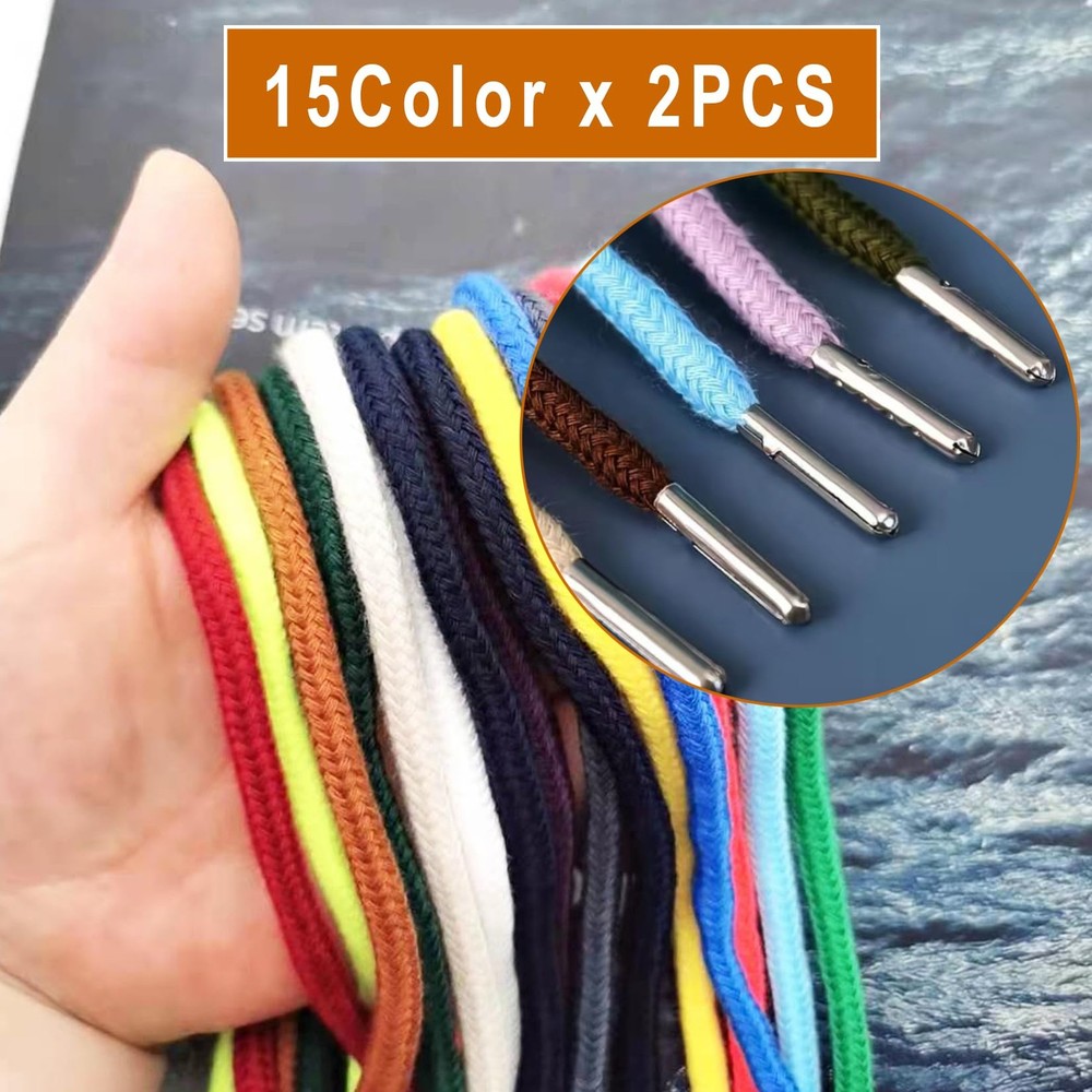 30 Pack Replacement Drawstrings Drawcords for Pants Sweatpants Hoodies Scrubs