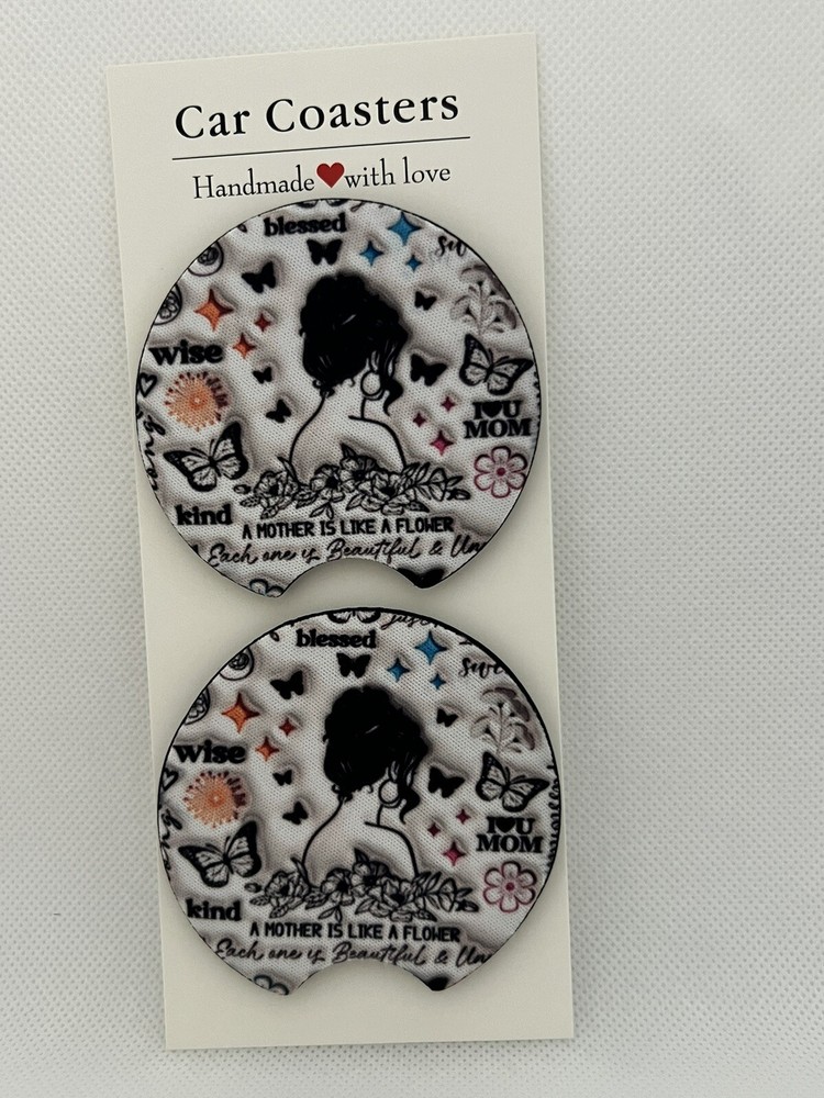 Car Coaster Set -Mother Theme