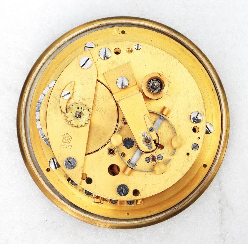 VGC RUSSIAN MARINE CHRONOMETER CCCP SHIPS FUSEE CLOCK SOVIET ELGIN DIAL