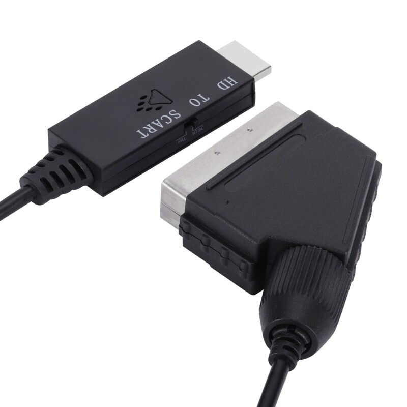 to Scart Adapter Converter Convert High-Definition Video Regular