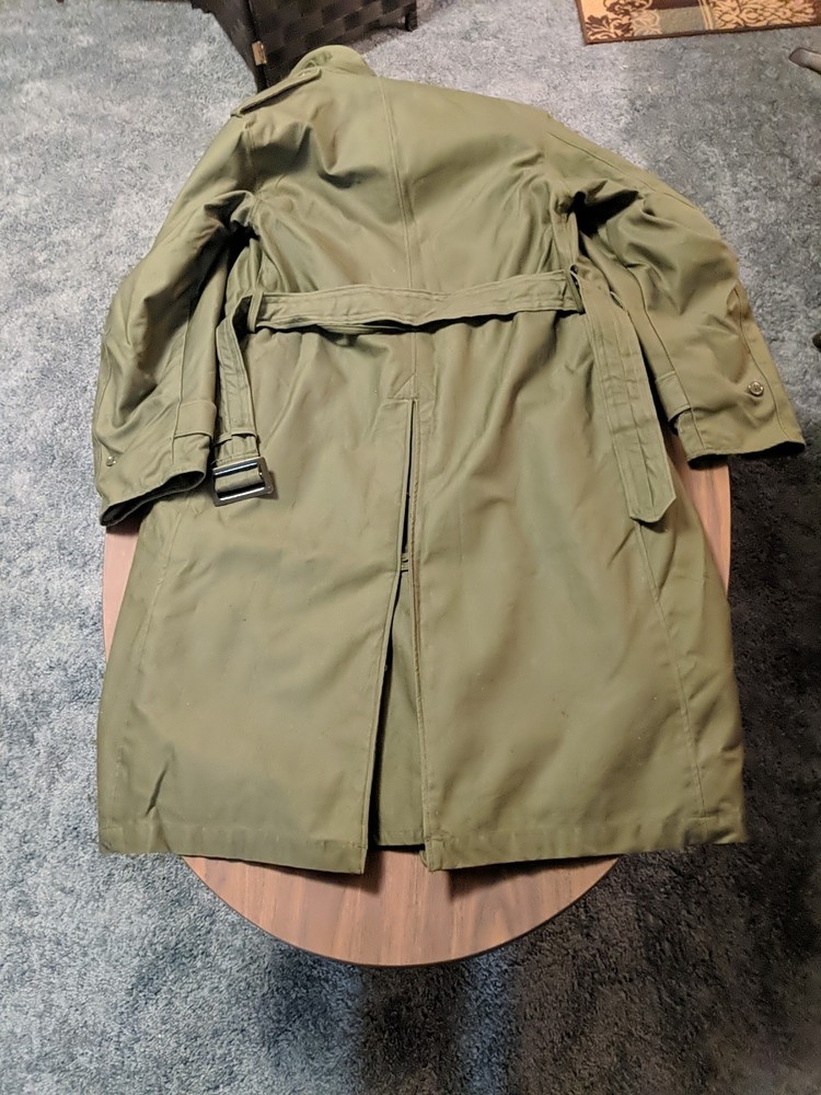 Original Vintage Army Trench Coat