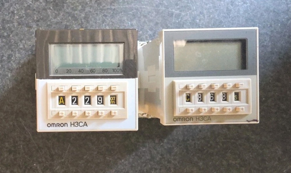Omron H3CA-A Multi-Function Digital Timer with Dayton 6X156E Relay Socket Base