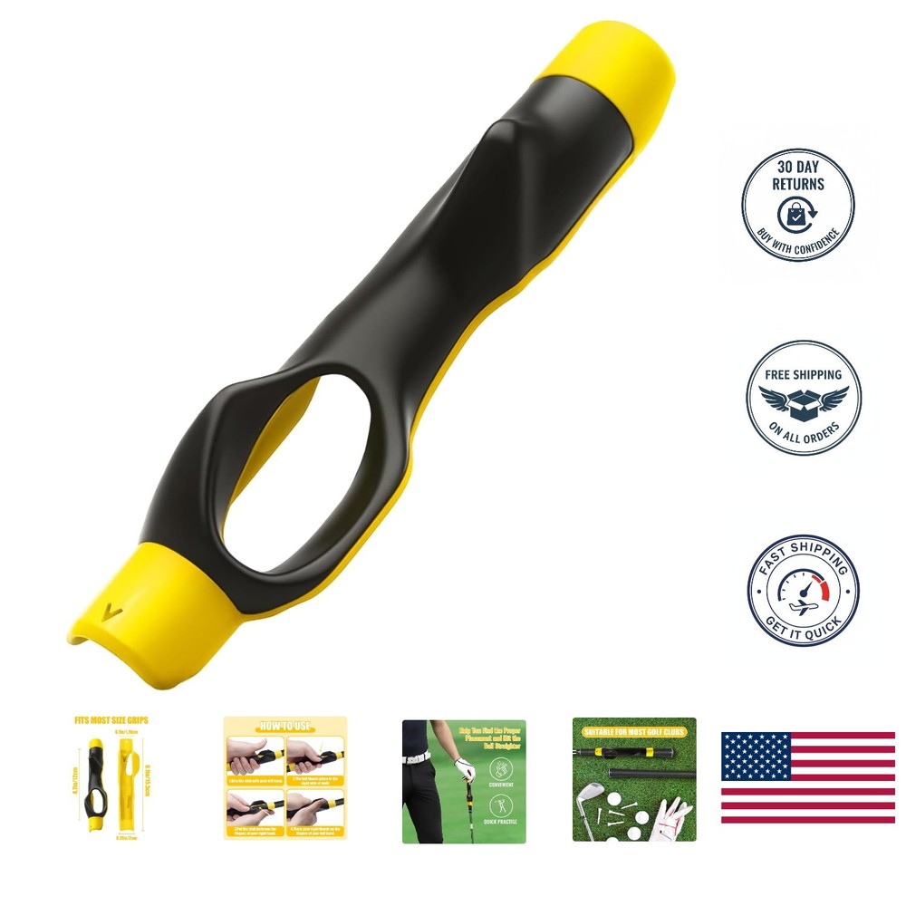 Durable Golf Grip Training Aid - Boost Your Swing Accuracy with Precision Design