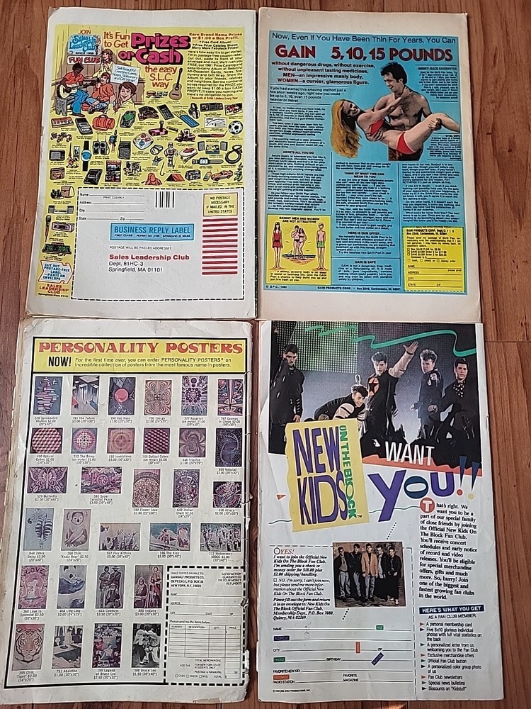 1970-80's Comic magazine. Total four Books