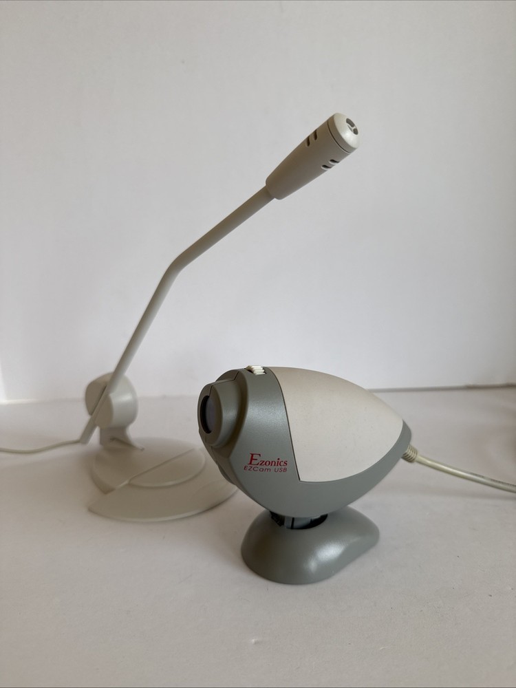 Ezonics Web Cam E-Z Cam USB Web Camera PLUS Telex Computer Microphone