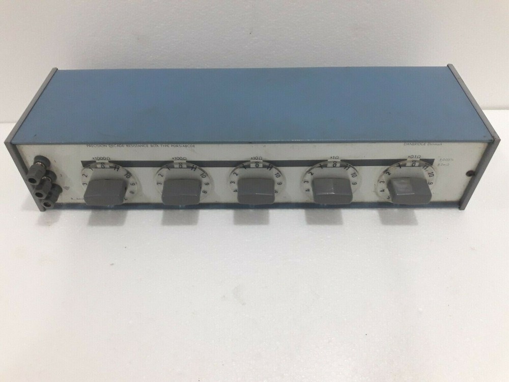 Danbridge PDR5/ABCDE Decade Resistance Box 0.1 to 100 Ω
