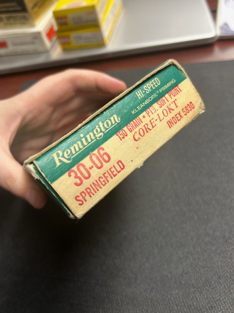 REMINGTON 30-06 SPRINGFIELD VINTAGE BOX