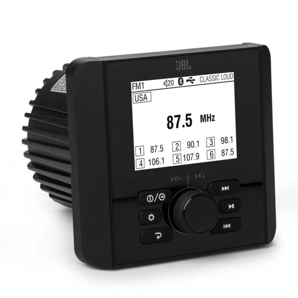 JBL JAM3000 Gauge-Mount Marine Receiver